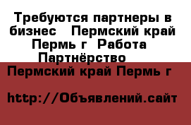 Требуются партнеры в бизнес - Пермский край, Пермь г. Работа » Партнёрство   . Пермский край,Пермь г.